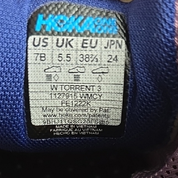 Women's Hoka One One Torrent 3 Athletic Shoes - Picture 10 of 10